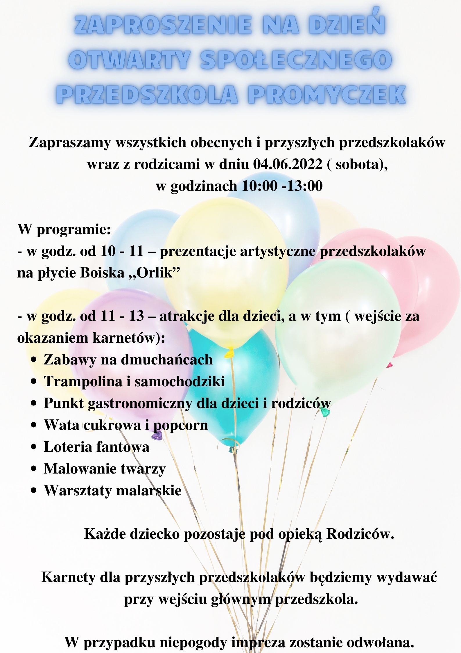 promyczek dzien otwarty 2022